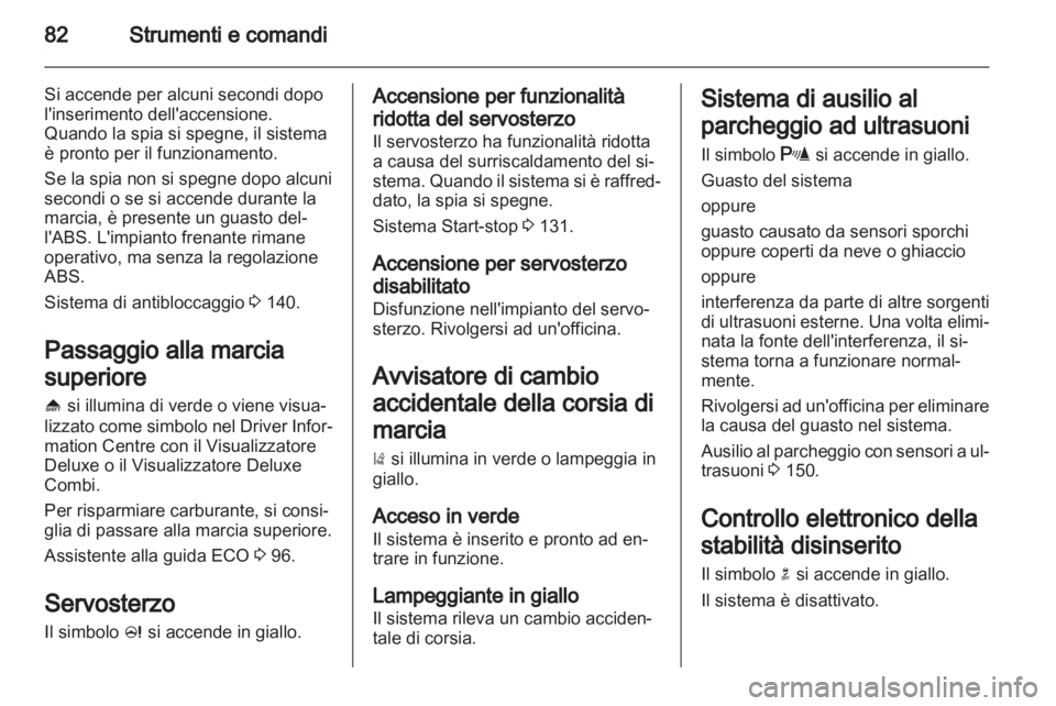 OPEL ASTRA J GTC 2012.5  Manuale di uso e manutenzione (in Italian) 