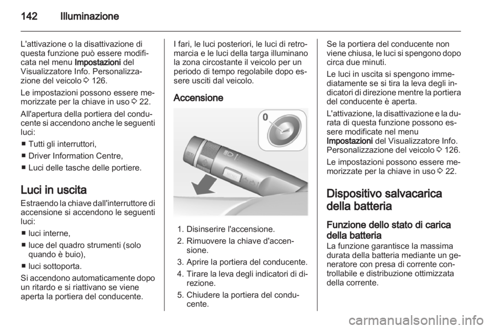 OPEL ASTRA J HB5 & ST 2012 Manuale di uso e manutenzione (in Italian) OPEL ASTRA J HB5 & ST 2012 Manuale di uso e manutenzione (in Italian)