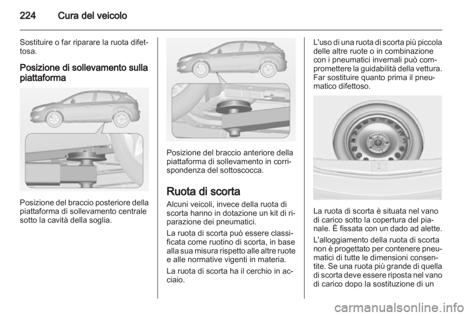 OPEL ASTRA J HB5 & ST 2012 Manuale di uso e manutenzione (in Italian) OPEL ASTRA J HB5 & ST 2012 Manuale di uso e manutenzione (in Italian)