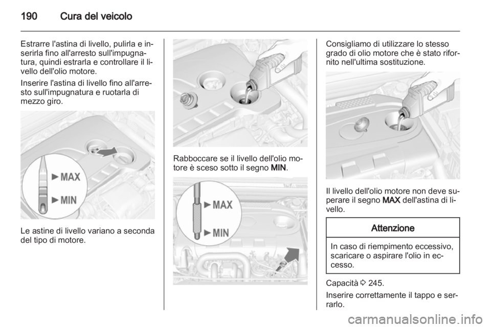 OPEL CASCADA 2013.5  Manuale di uso e manutenzione (in Italian) 