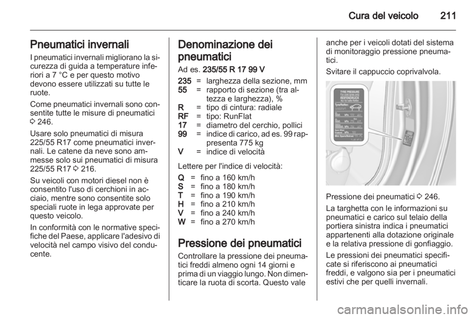 OPEL CASCADA 2013.5 Manuale di uso e manutenzione (in Italian) OPEL CASCADA 2013.5 Manuale di uso e manutenzione (in Italian)