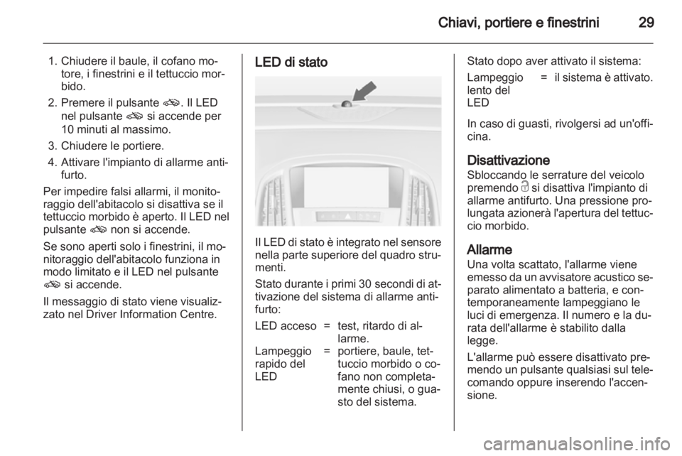 OPEL CASCADA 2013.5  Manuale di uso e manutenzione (in Italian) 