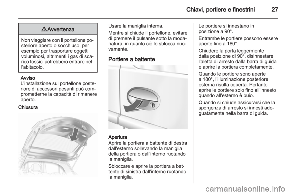 OPEL COMBO 2011.5 Manuale di uso e manutenzione (in Italian) OPEL COMBO 2011.5 Manuale di uso e manutenzione (in Italian)
