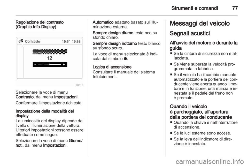 OPEL COMBO 2011.5 Manuale di uso e manutenzione (in Italian) OPEL COMBO 2011.5 Manuale di uso e manutenzione (in Italian)