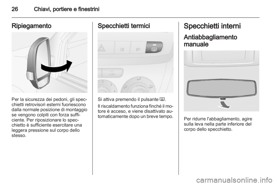 OPEL COMBO D 2012 Manuale di uso e manutenzione (in Italian) OPEL COMBO D 2012 Manuale di uso e manutenzione (in Italian)