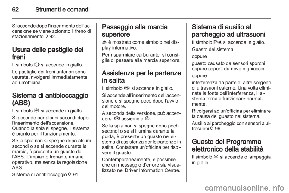 OPEL COMBO D 2012 Manuale di uso e manutenzione (in Italian) OPEL COMBO D 2012 Manuale di uso e manutenzione (in Italian)