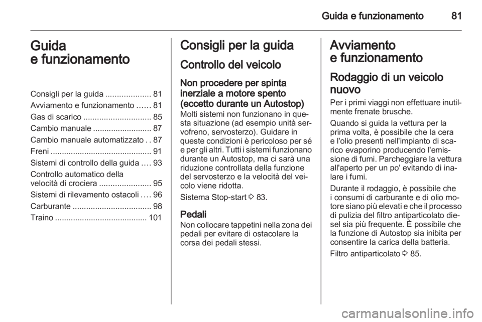 OPEL COMBO D 2012 Manuale di uso e manutenzione (in Italian) OPEL COMBO D 2012 Manuale di uso e manutenzione (in Italian)