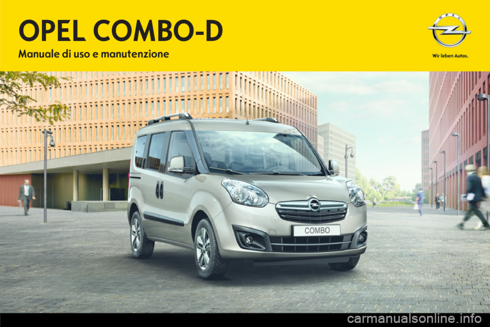 OPEL COMBO D 2013  Manuale di uso e manutenzione (in Italian) 