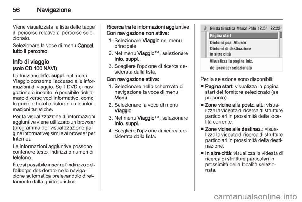 OPEL CORSA 2010.5  Manuale del sistema Infotainment (in Italian) 