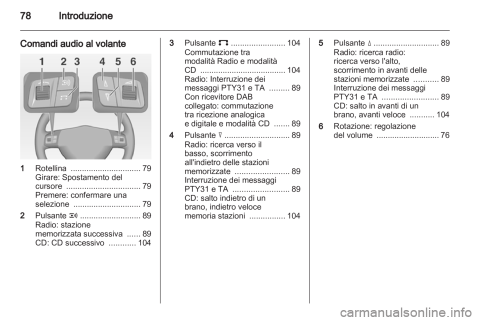 OPEL CORSA 2010.5 Manuale del sistema Infotainment (in Italian) OPEL CORSA 2010.5 Manuale del sistema Infotainment (in Italian)