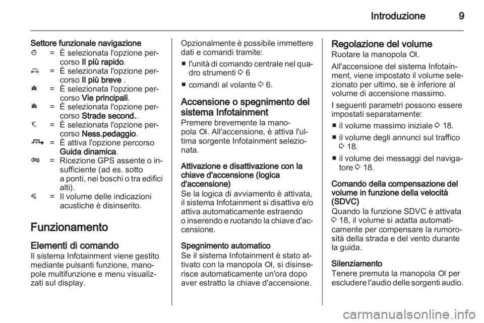 OPEL CORSA 2010.5  Manuale del sistema Infotainment (in Italian) 