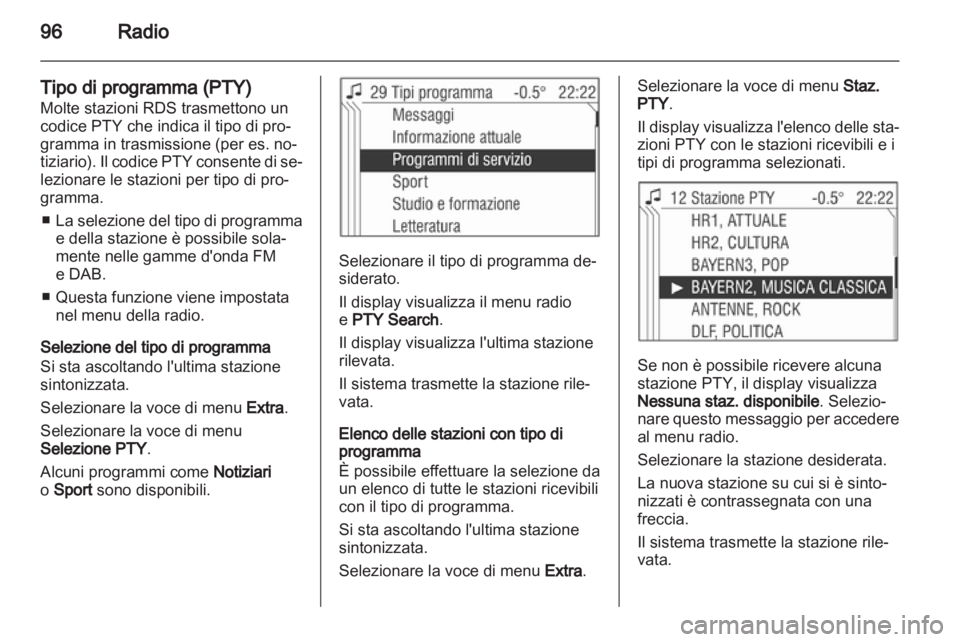 OPEL CORSA 2010.5 Manuale del sistema Infotainment (in Italian) OPEL CORSA 2010.5 Manuale del sistema Infotainment (in Italian)