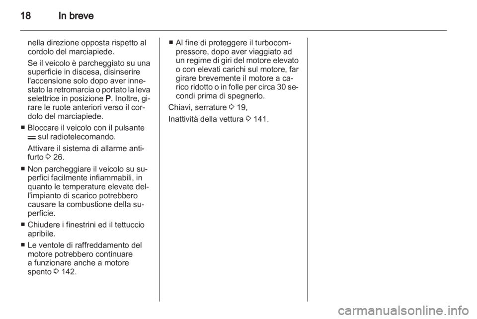 OPEL CORSA 2010.5 Manuale di uso e manutenzione (in Italian) OPEL CORSA 2010.5 Manuale di uso e manutenzione (in Italian)
