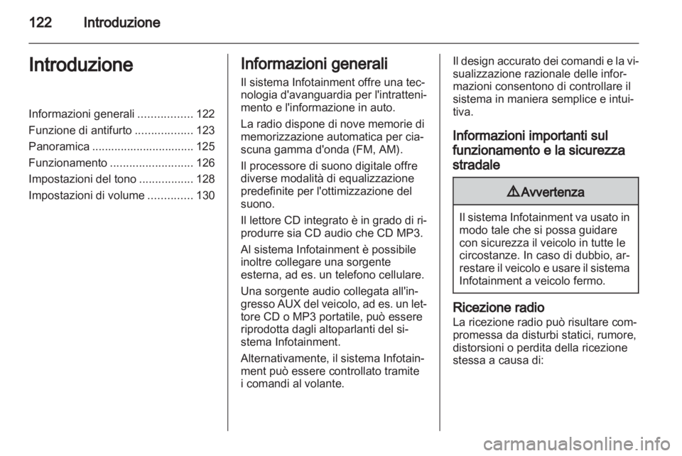 OPEL CORSA 2011 Manuale del sistema Infotainment (in Italian) OPEL CORSA 2011 Manuale del sistema Infotainment (in Italian)