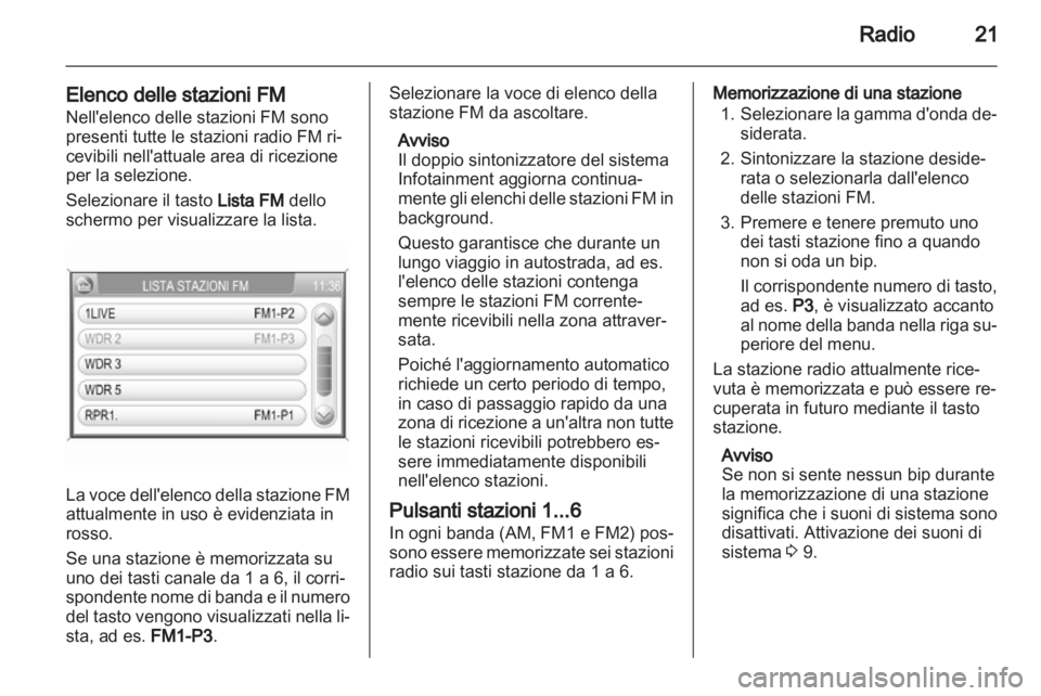 OPEL CORSA 2011  Manuale del sistema Infotainment (in Italian) 