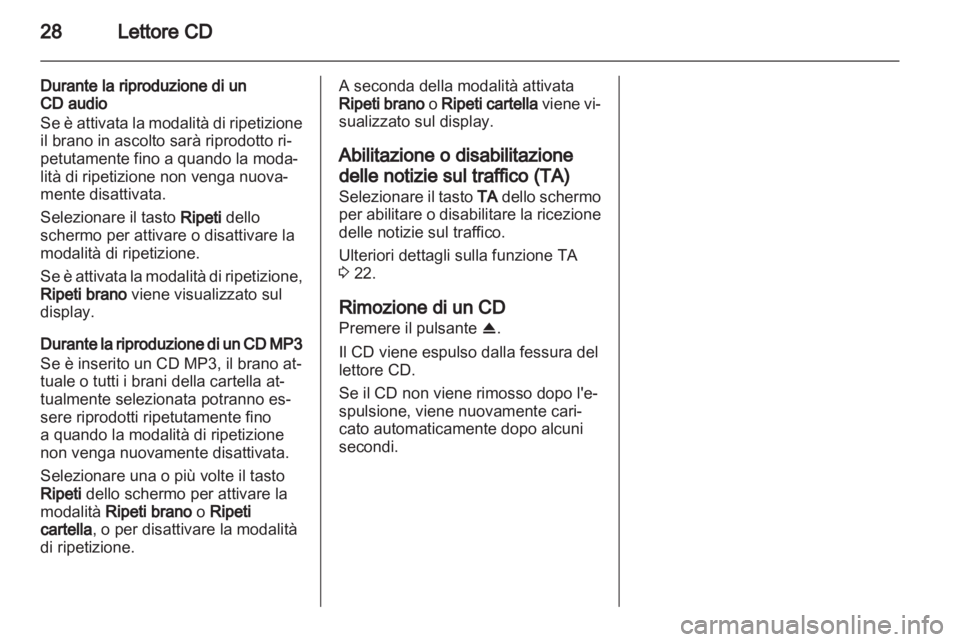 OPEL CORSA 2011  Manuale del sistema Infotainment (in Italian) 