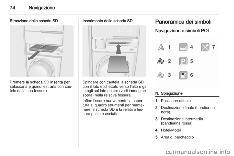 OPEL CORSA 2011 Manuale del sistema Infotainment (in Italian) OPEL CORSA 2011 Manuale del sistema Infotainment (in Italian)