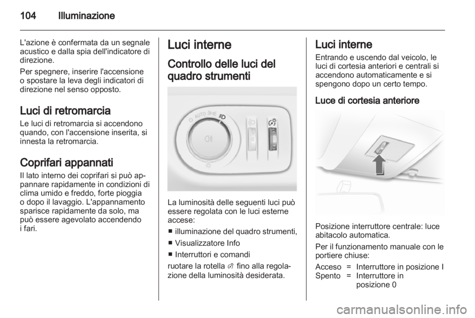 OPEL CORSA 2011  Manuale di uso e manutenzione (in Italian) 
