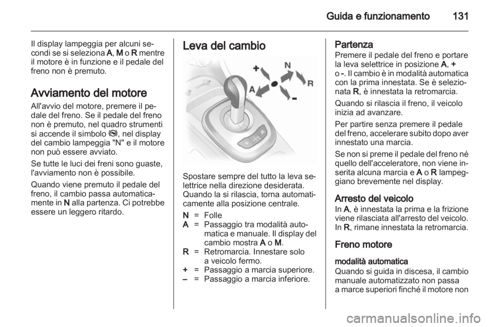 OPEL CORSA 2011  Manuale di uso e manutenzione (in Italian) 