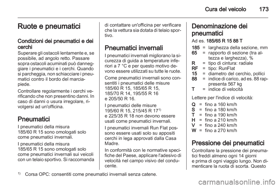 OPEL CORSA 2011  Manuale di uso e manutenzione (in Italian) 