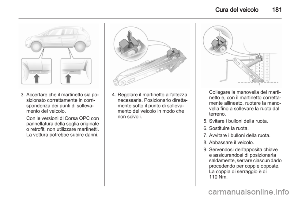 OPEL CORSA 2011  Manuale di uso e manutenzione (in Italian) 