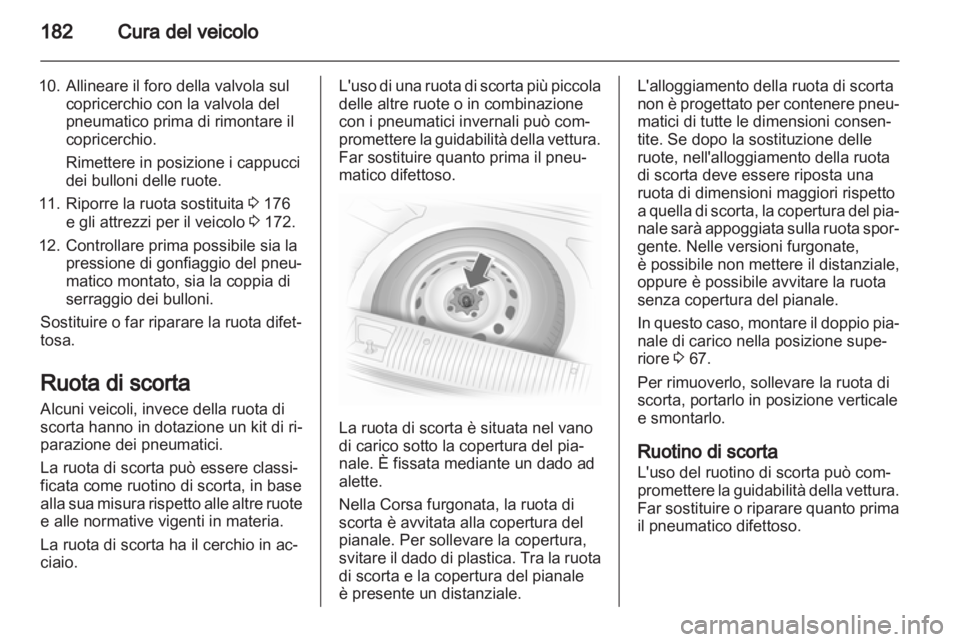 OPEL CORSA 2011  Manuale di uso e manutenzione (in Italian) 