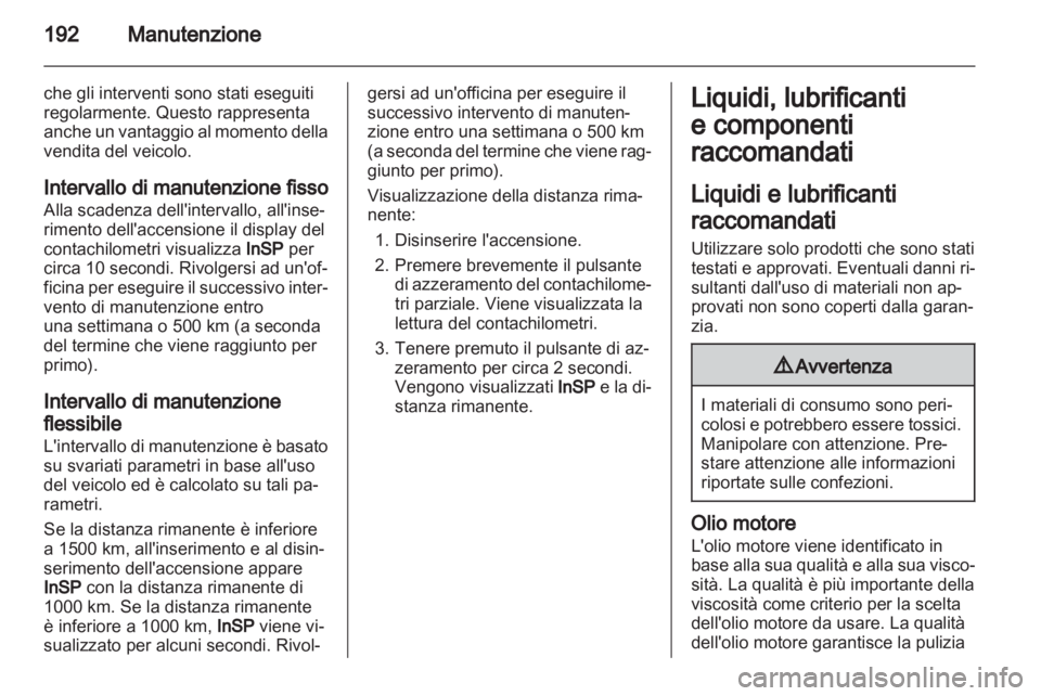 OPEL CORSA 2011  Manuale di uso e manutenzione (in Italian) 