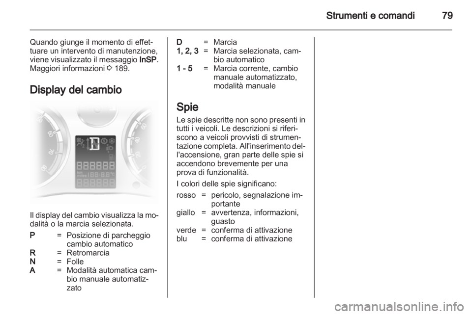 OPEL CORSA 2011.5  Manuale di uso e manutenzione (in Italian) 