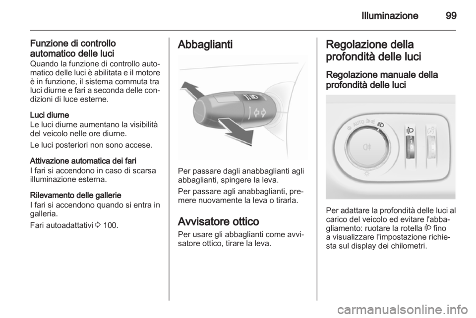 OPEL CORSA 2012  Manuale di uso e manutenzione (in Italian) 