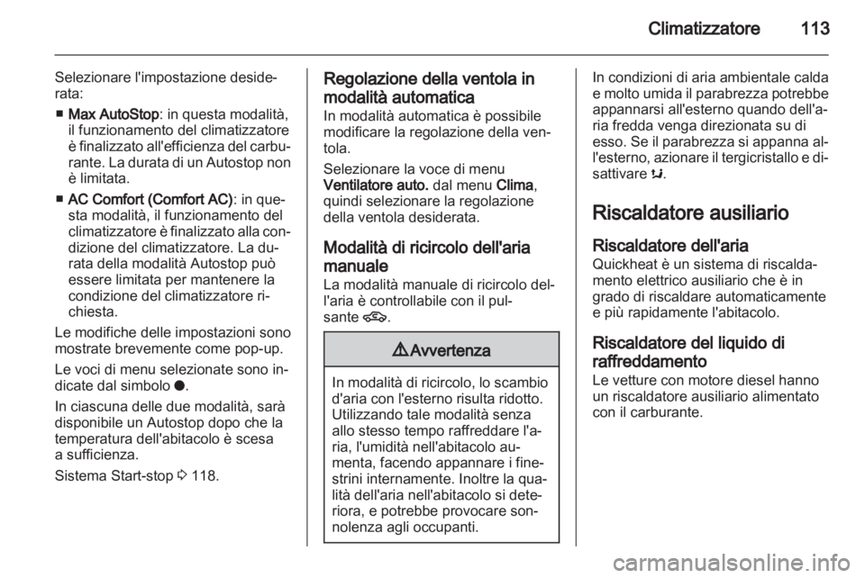 OPEL CORSA 2012  Manuale di uso e manutenzione (in Italian) 