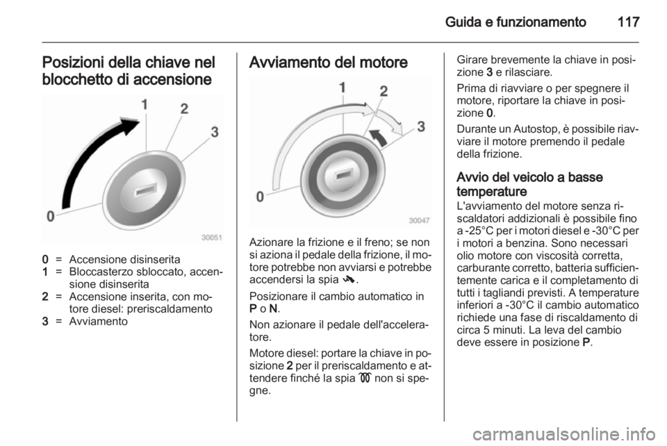 OPEL CORSA 2012  Manuale di uso e manutenzione (in Italian) 