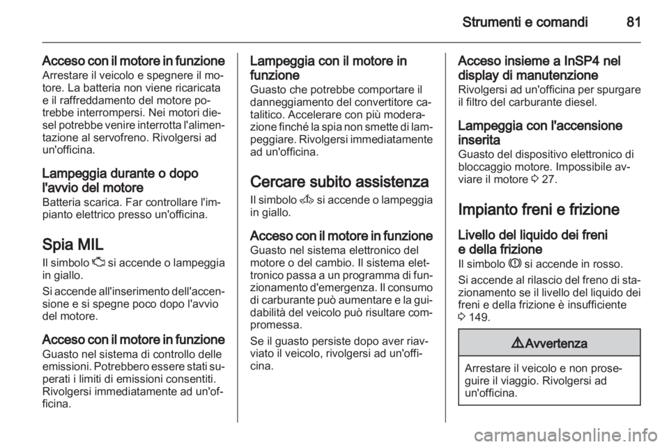 OPEL CORSA 2012 Manuale di uso e manutenzione (in Italian) OPEL CORSA 2012 Manuale di uso e manutenzione (in Italian)