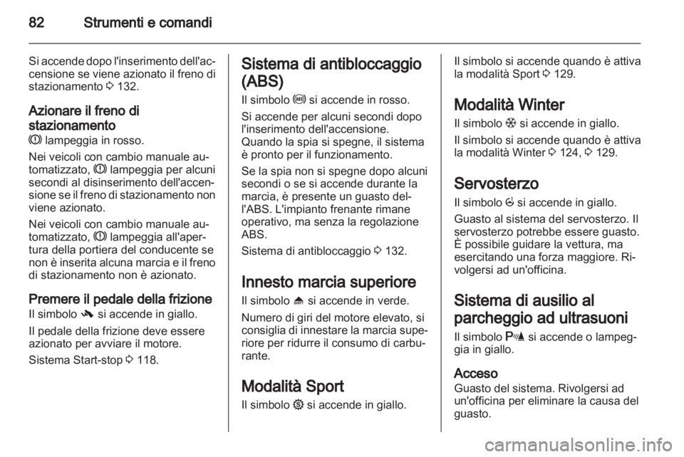 OPEL CORSA 2012 Manuale di uso e manutenzione (in Italian) OPEL CORSA 2012 Manuale di uso e manutenzione (in Italian)