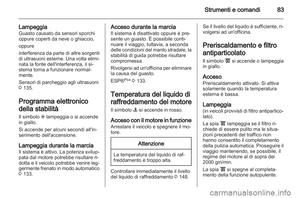 OPEL CORSA 2012 Manuale di uso e manutenzione (in Italian) OPEL CORSA 2012 Manuale di uso e manutenzione (in Italian)