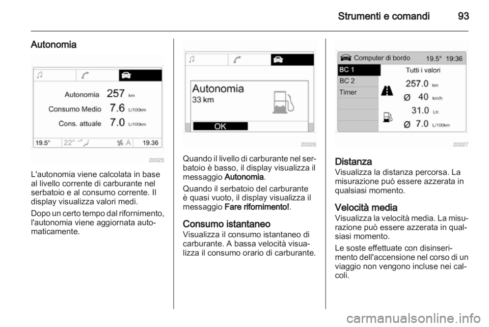 OPEL CORSA 2012  Manuale di uso e manutenzione (in Italian) 