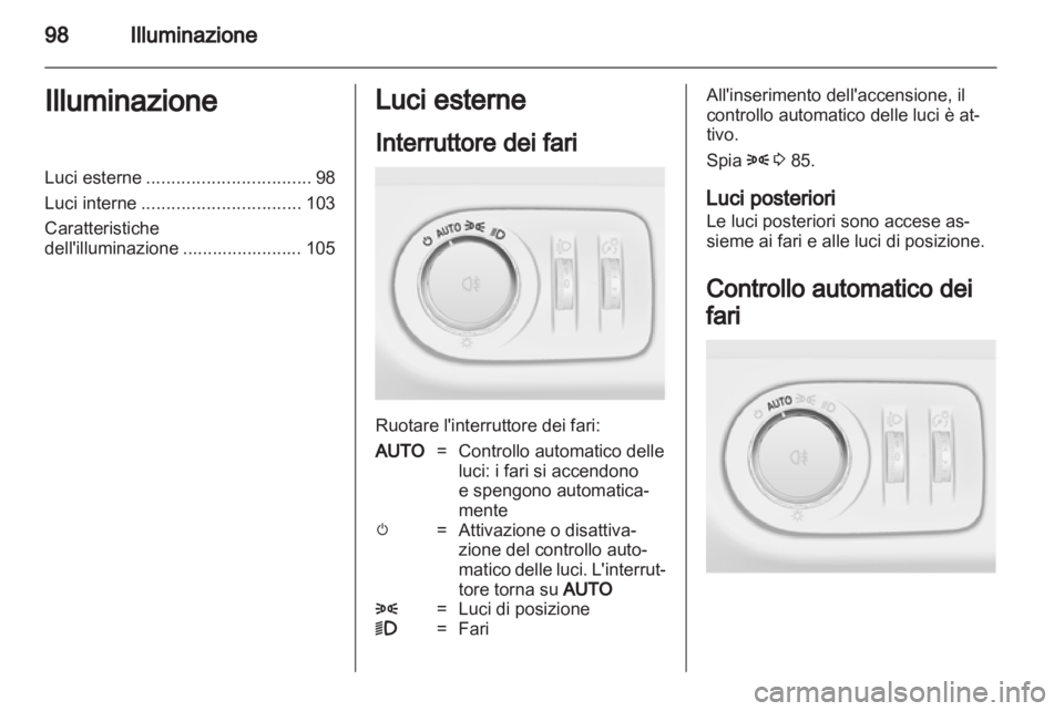 OPEL CORSA 2012  Manuale di uso e manutenzione (in Italian) 