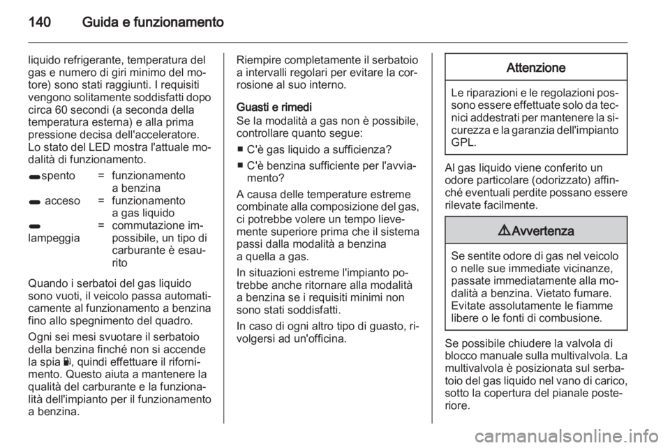 OPEL CORSA 2012.5 Manuale di uso e manutenzione (in Italian) OPEL CORSA 2012.5 Manuale di uso e manutenzione (in Italian)