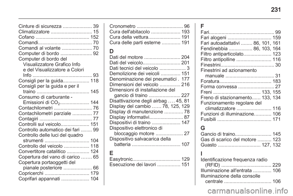 OPEL CORSA 2012.5  Manuale di uso e manutenzione (in Italian) 