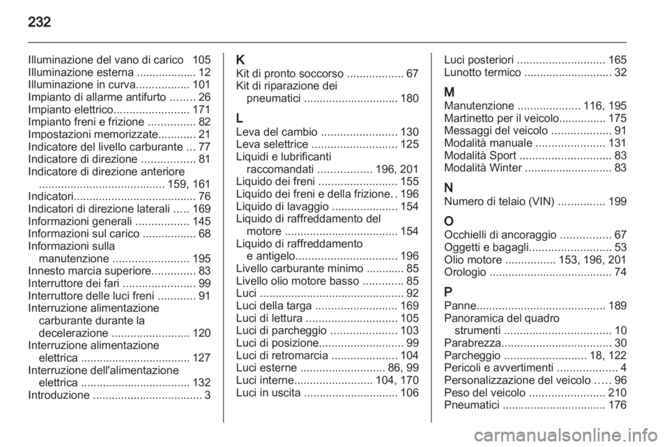 OPEL CORSA 2012.5  Manuale di uso e manutenzione (in Italian) 