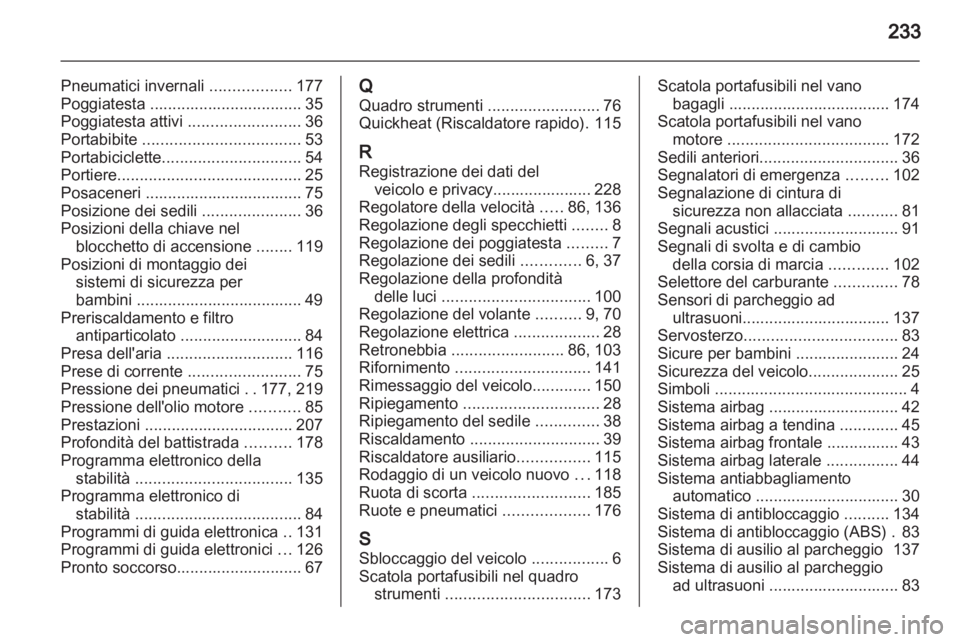 OPEL CORSA 2012.5  Manuale di uso e manutenzione (in Italian) 