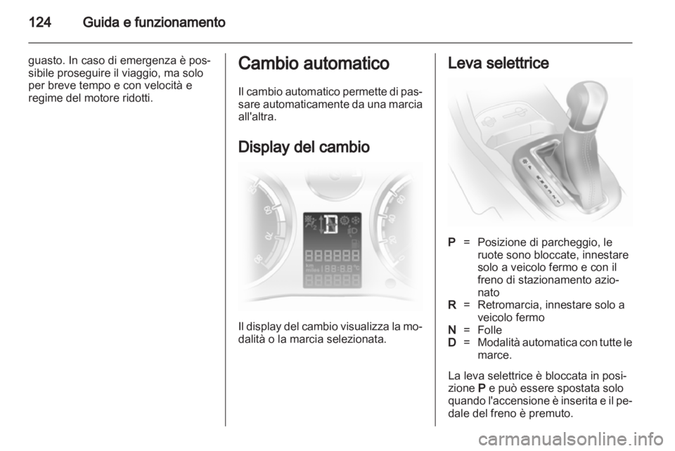 OPEL CORSA 2013  Manuale di uso e manutenzione (in Italian) 