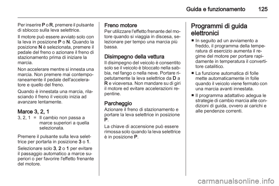 OPEL CORSA 2013  Manuale di uso e manutenzione (in Italian) 