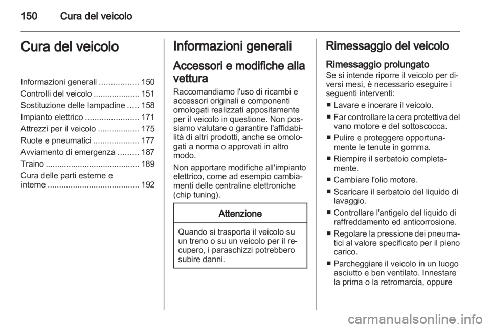 OPEL CORSA 2013  Manuale di uso e manutenzione (in Italian) 