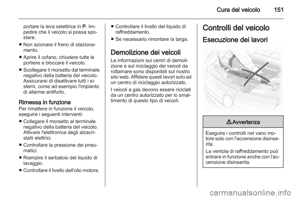 OPEL CORSA 2013  Manuale di uso e manutenzione (in Italian) 