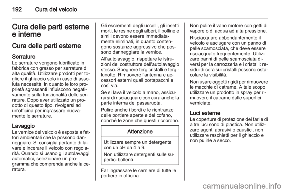OPEL CORSA 2013  Manuale di uso e manutenzione (in Italian) 