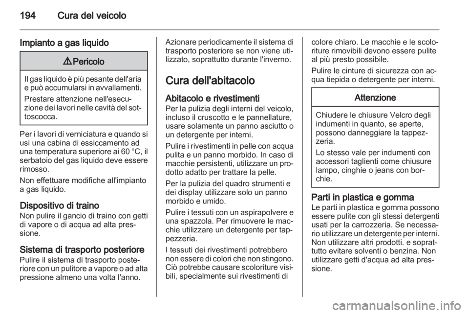 OPEL CORSA 2013  Manuale di uso e manutenzione (in Italian) 