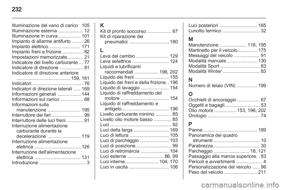 OPEL CORSA 2013  Manuale di uso e manutenzione (in Italian) 