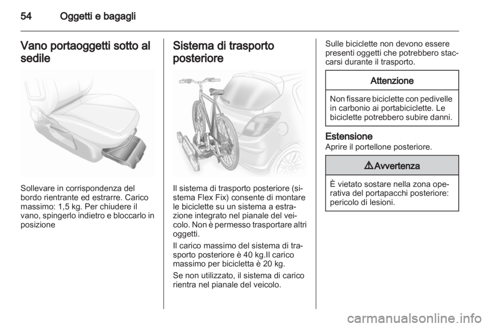OPEL CORSA 2013  Manuale di uso e manutenzione (in Italian) 