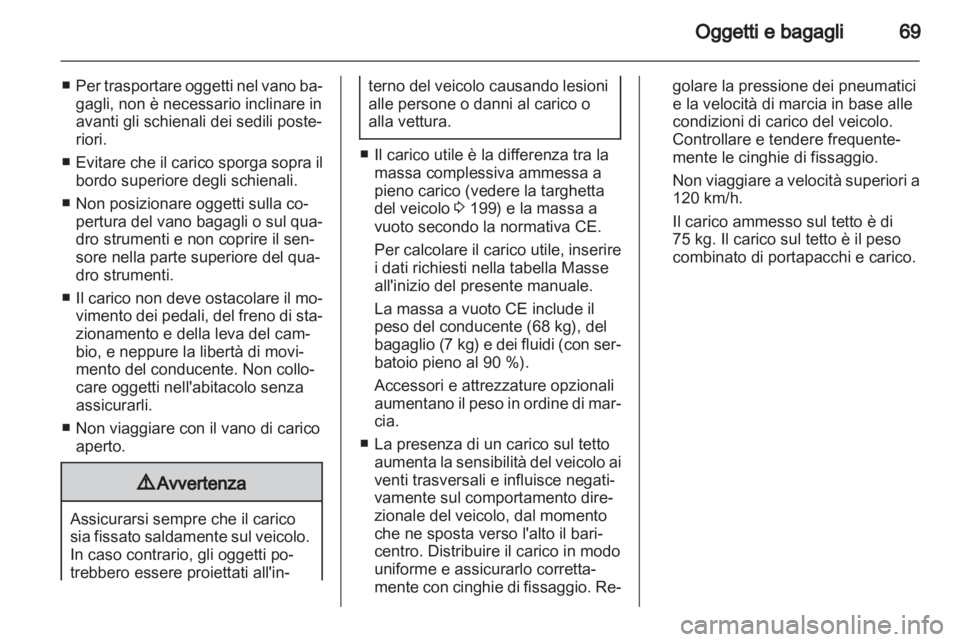 OPEL CORSA 2013  Manuale di uso e manutenzione (in Italian) 
