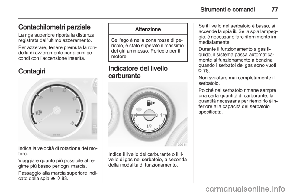 OPEL CORSA 2013  Manuale di uso e manutenzione (in Italian) 